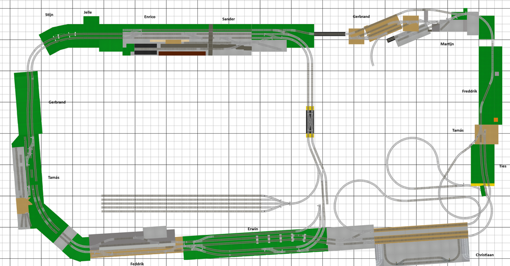Layout Plan With Names