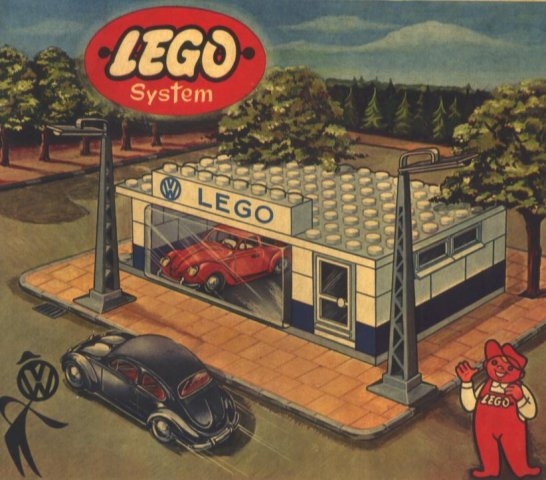 1957 Lego VW Showroom 1307 1