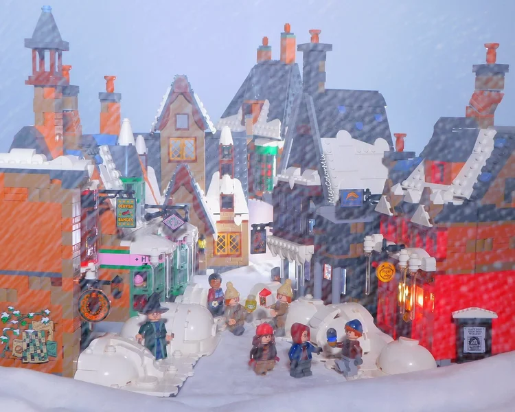 A Snowy Visit to Hogsmeade: Turning a Wizarding Village into a Winter ...