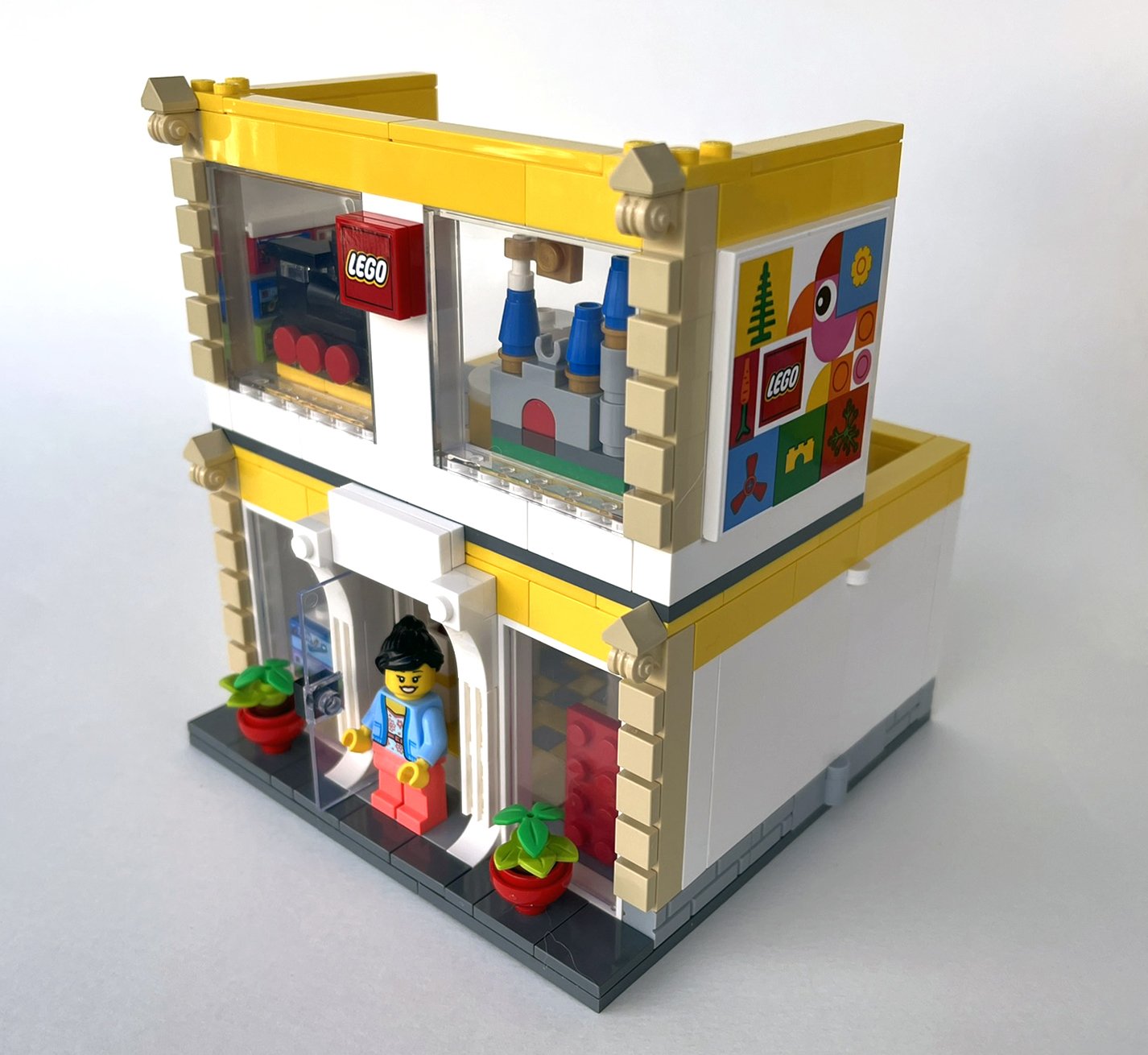 LEGO Store Opening Promo White LEGO Store Shop Set 40145