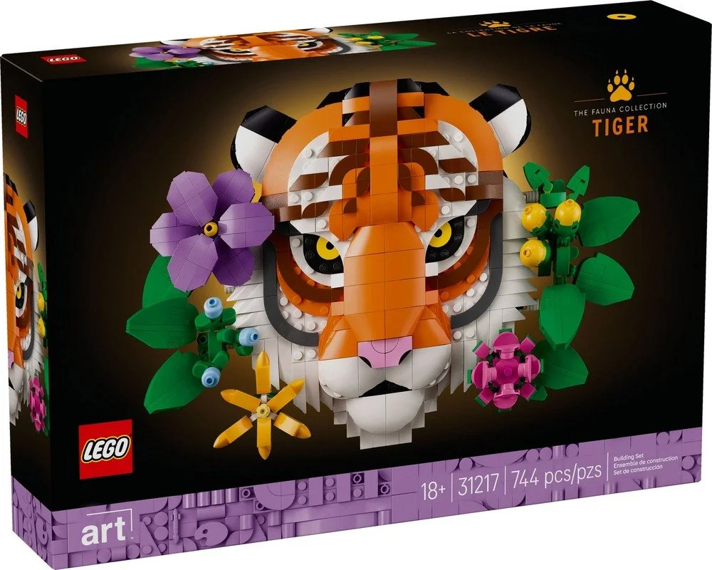 31217 LEGO Tiger Front Box