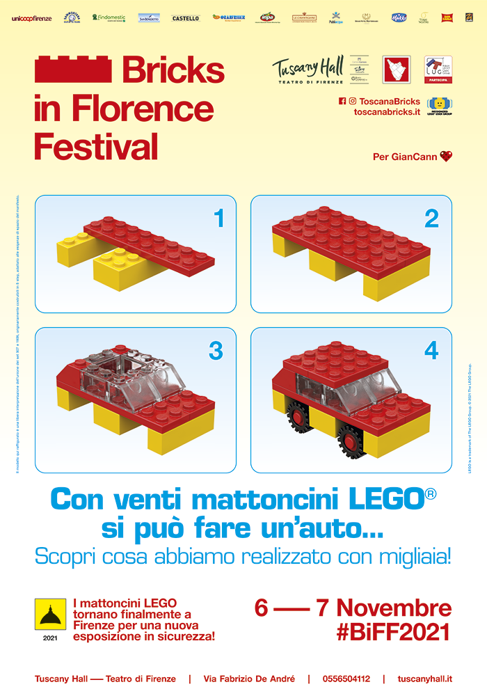 Bricks in Florence Festival 2018 Migliaia di mattoncini LEGO® invadono  l'Obihall di Firenze- News - TarantoByNight - Eventi e news nelle  discoteche e locali notturni di Taranto e provincia.