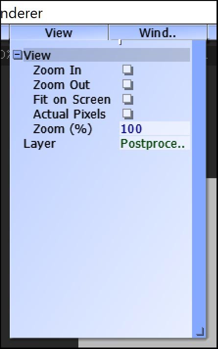 16 View Menu