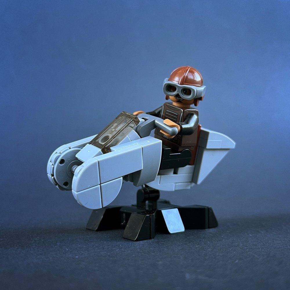 LEGO Speeder Bike Instructions   BrickNerd   Square