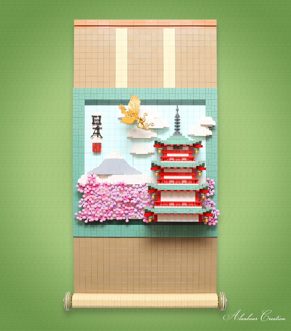 Japan Painting Kakemono   NIHON