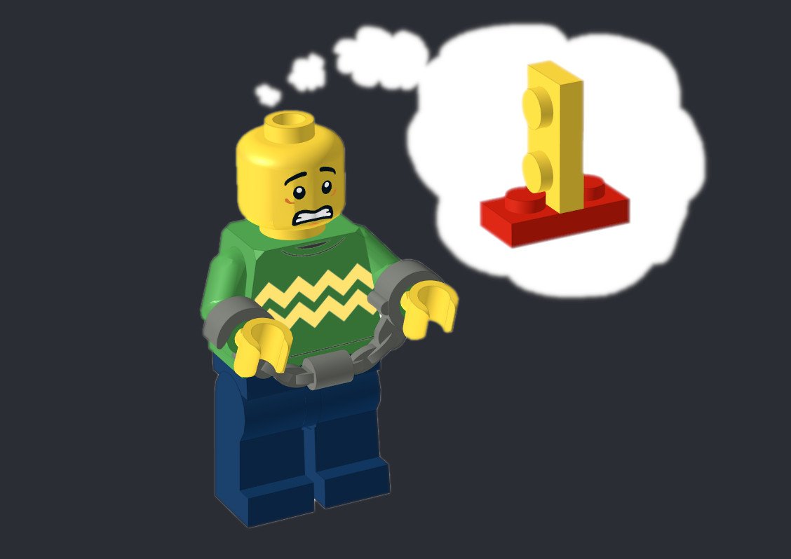 ROBLOX + LEGO] How to build a Noob minifig 