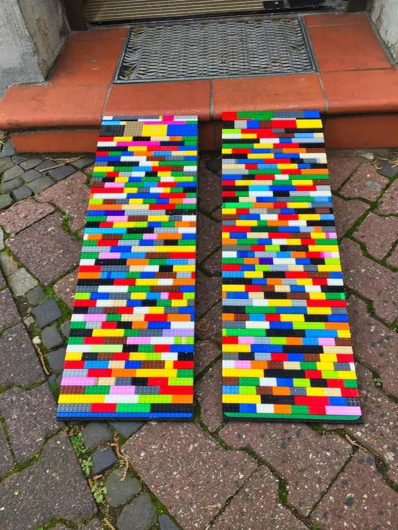 The German Grandma Creating LEGO Ramps to Access Buildings and