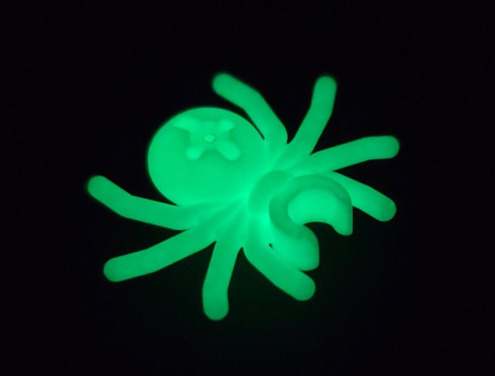 LEGO Macro Photography Glow in the Dark Spider Spooky