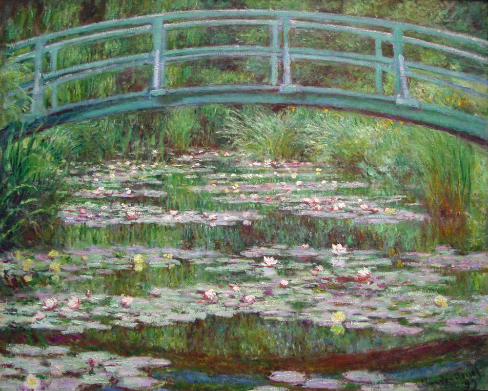 Japanese Footbridge Claude Monet