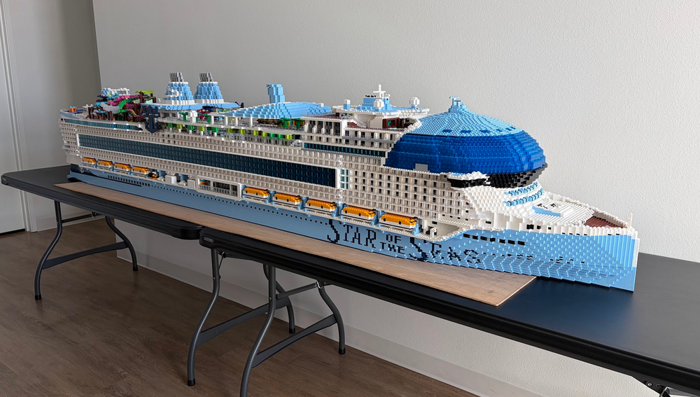 All Hands on Deck: Building (and Taking Apart) Giant LEGO Cruise Ships