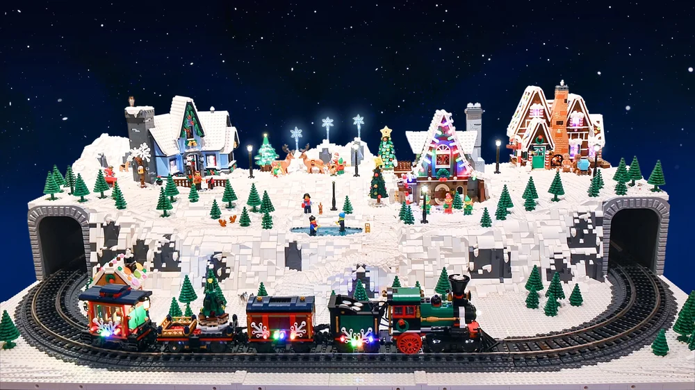 Expanding the LEGO Holiday Express by Exploring the Visual Identity of Winter Village Trains