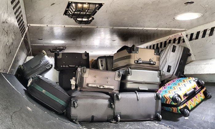 Luggage On A Flight