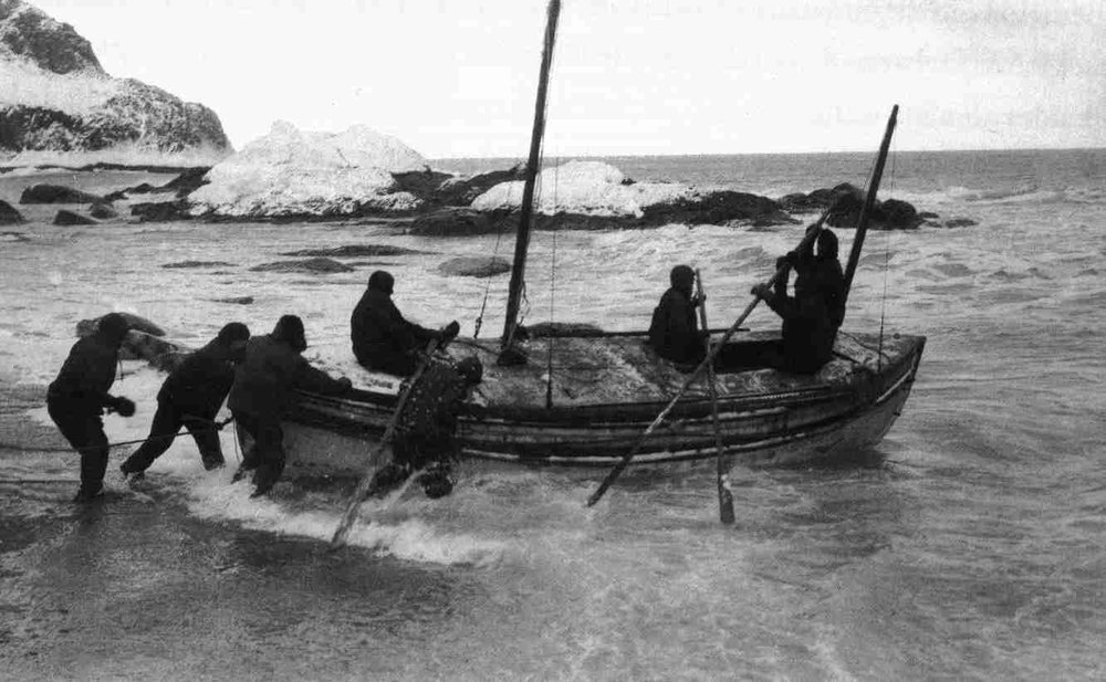 James Caird Leaving Elephant Island