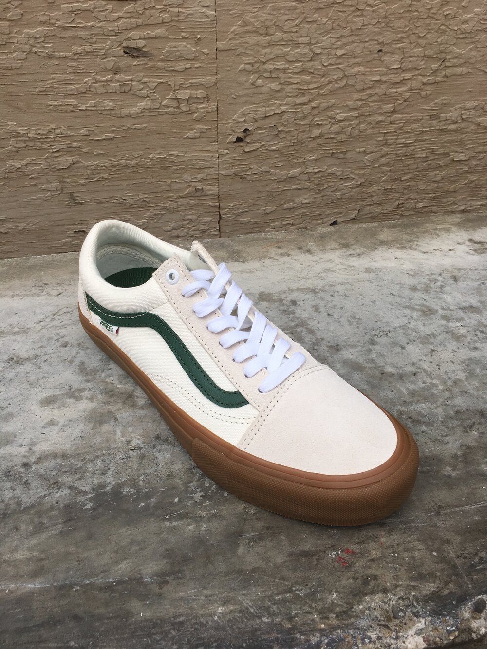 Revision segment værdighed Vans Old Skool PRO (marshmallow/alpine) — Jamestown Skate Products