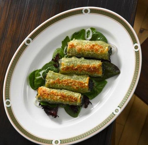 Cannelloni with Spring Greens