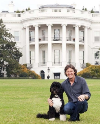 Quentin and friend on assignment in Washington, D.C.
