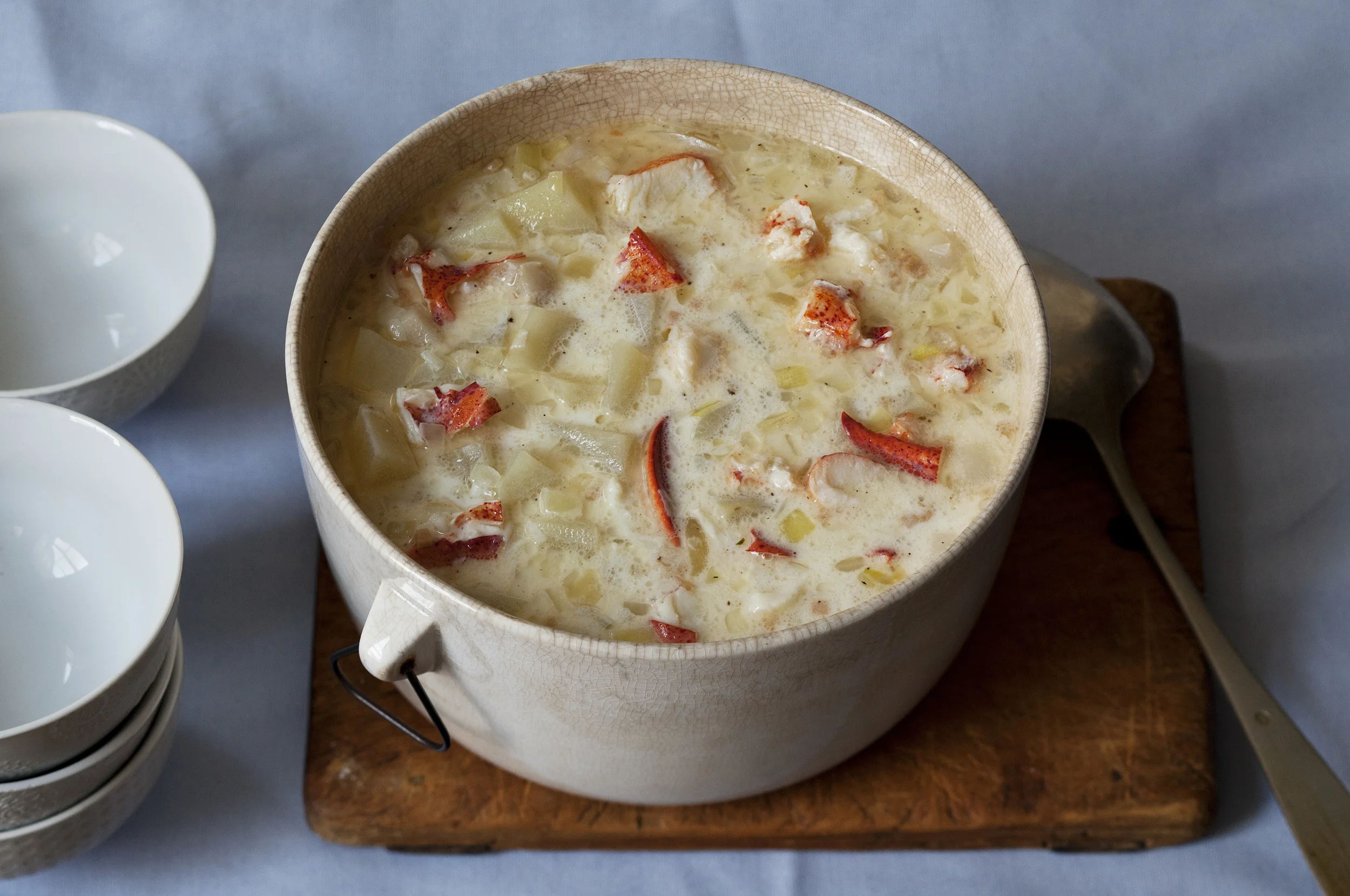 17 Generations of Maine Lobster or Fish Chowder: A creamy, rich chowder with potatoes, onions and salt pork.