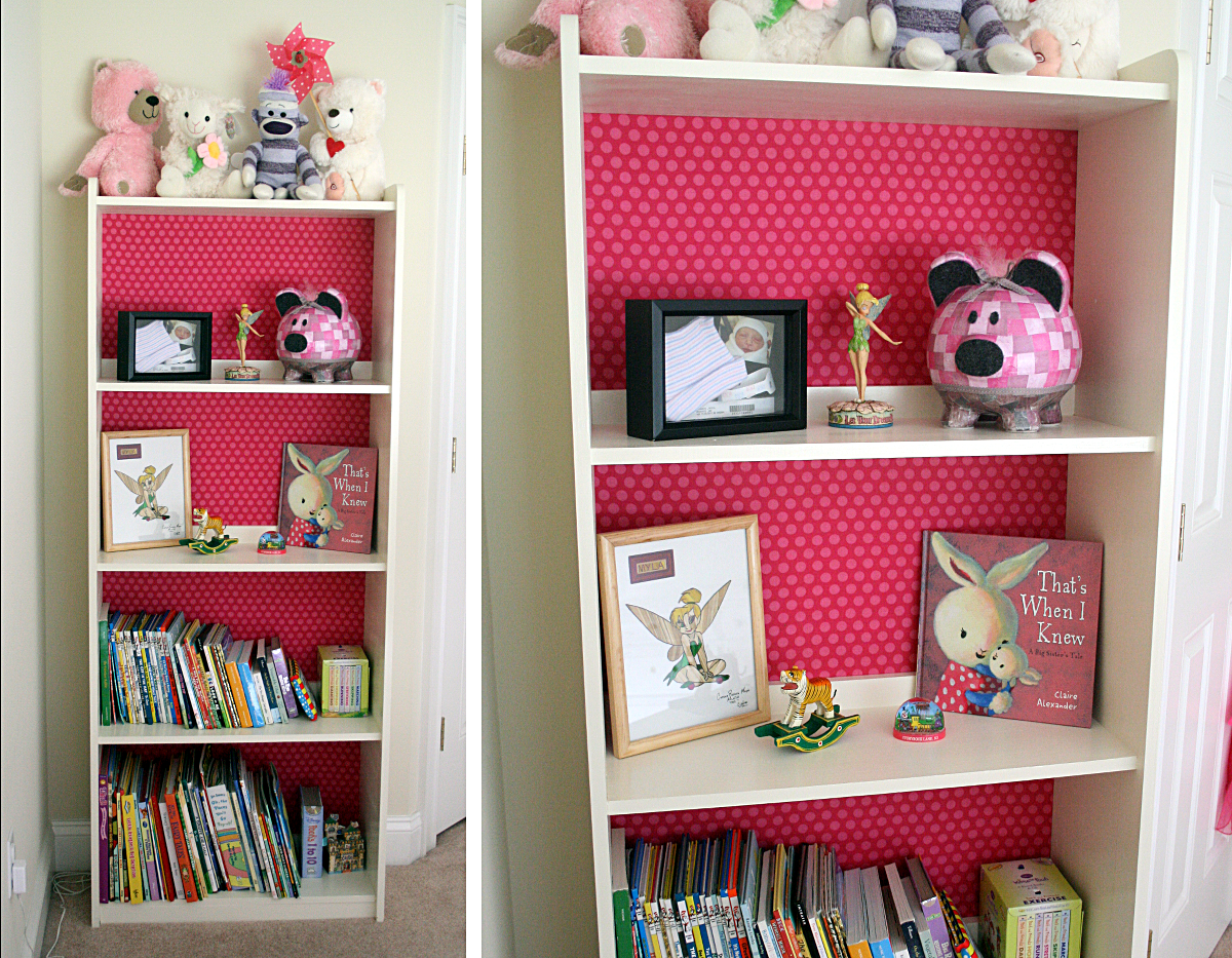 Finished bookcase.