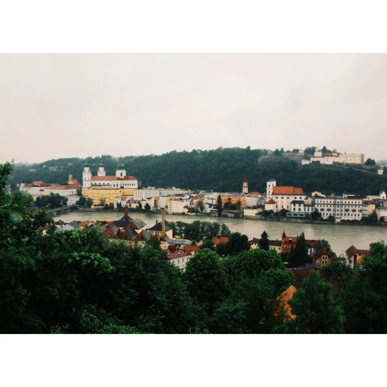 Passau: Cheese Spätzle and Rain. Endless Rain.