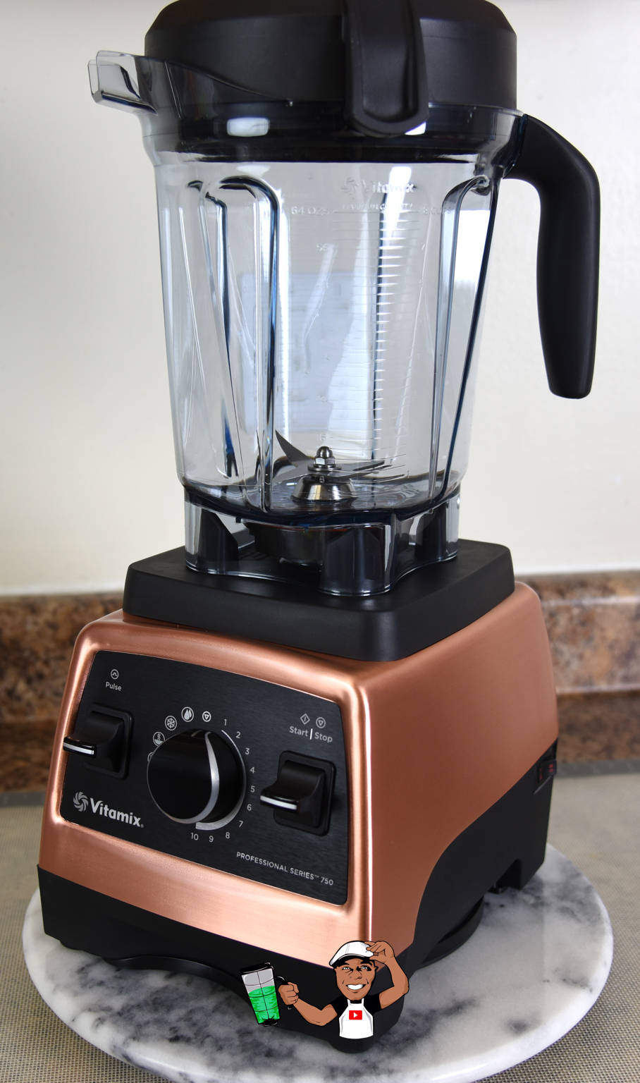 Vitamix 750 Heritage Collection Review — blending with henry