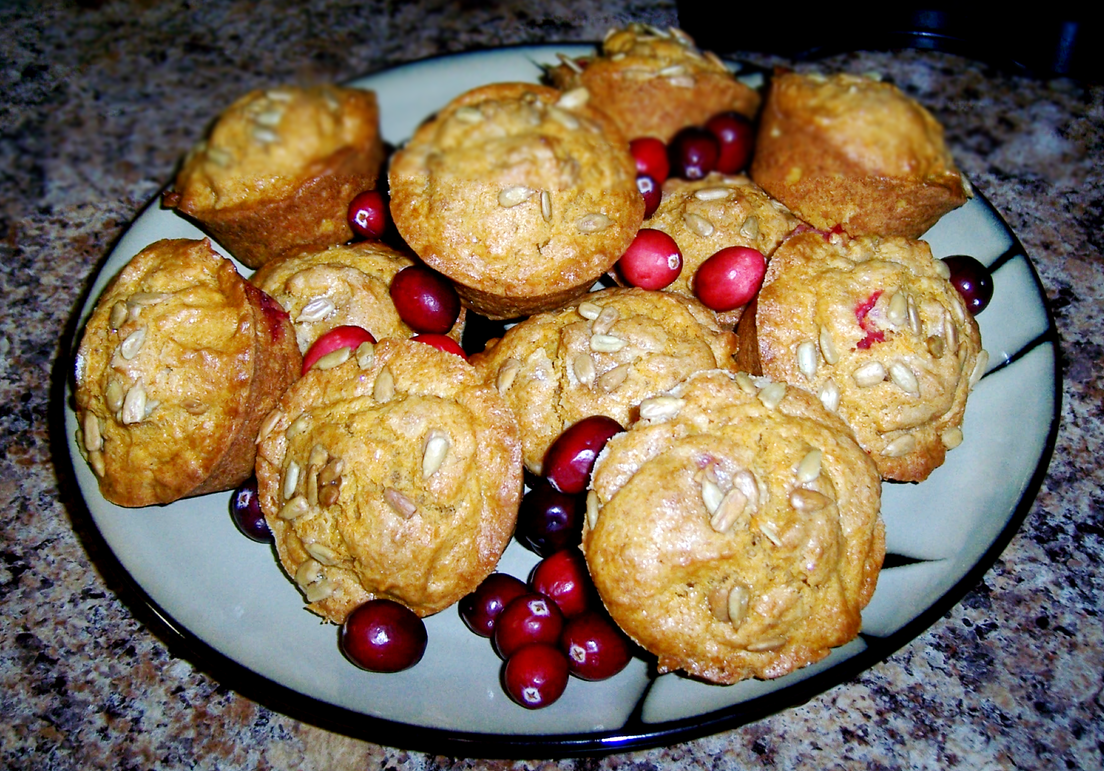 Sweet Potato Cranberry Muffins