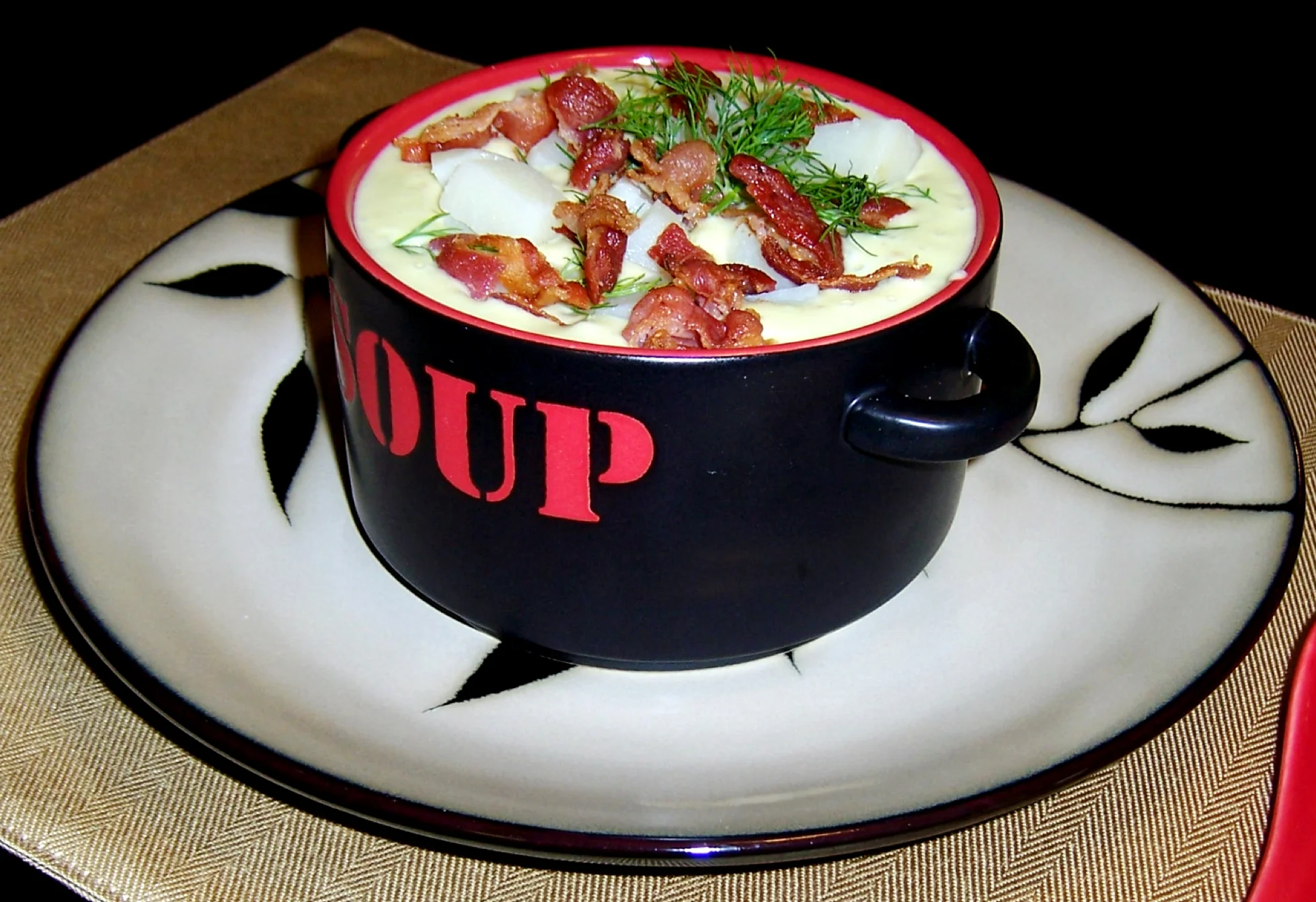  Bacon Cheddar Potato Soup 