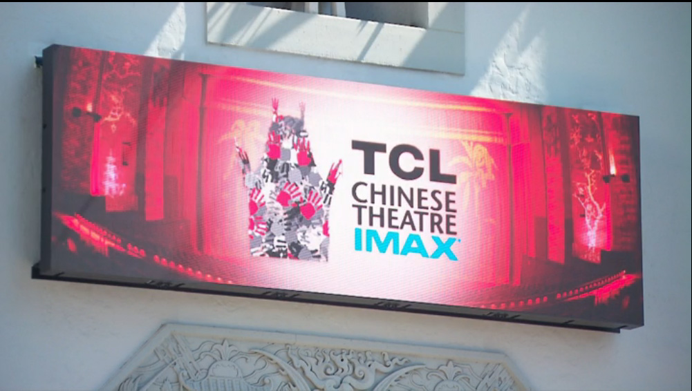 8mm FS Series at the TCL Chinese Theatre on Hollywood Blvd