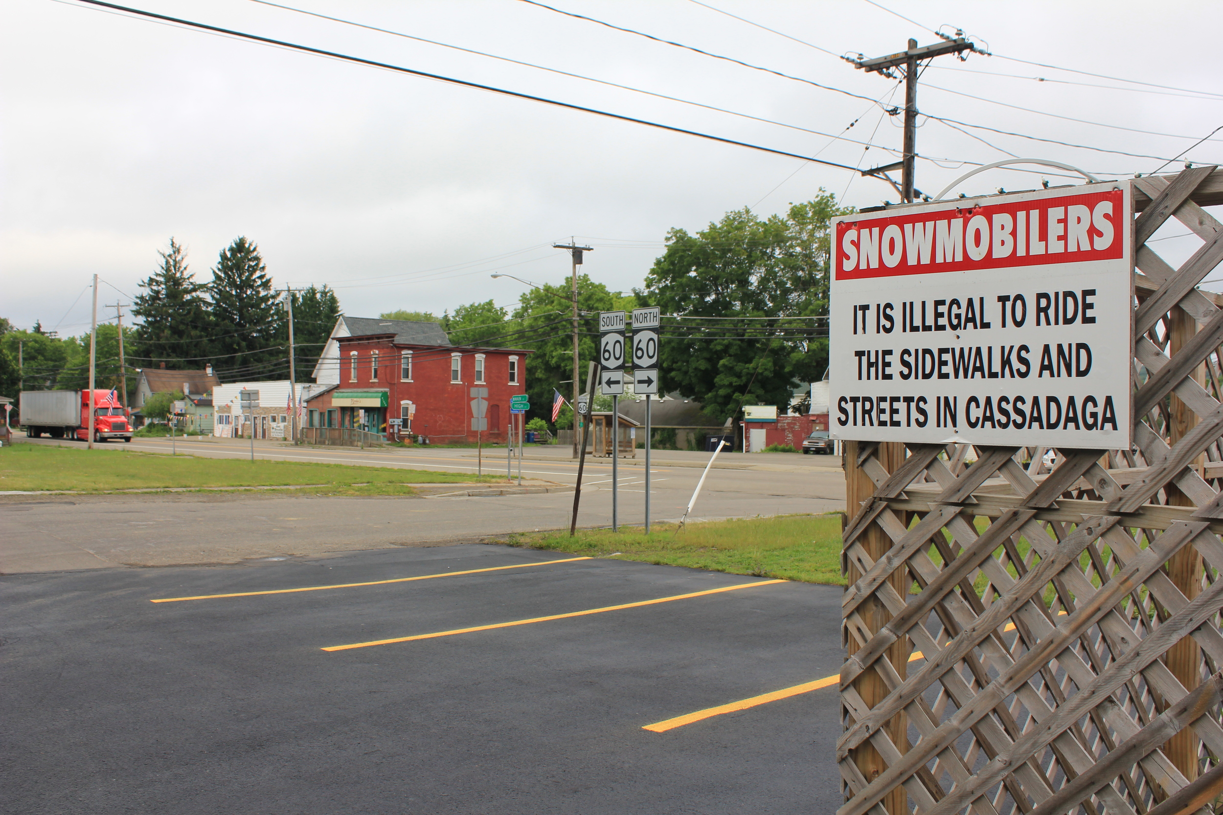  Parking Lot of the Whiskey Hill Saloon..&nbsp;Cassadaga, NY 