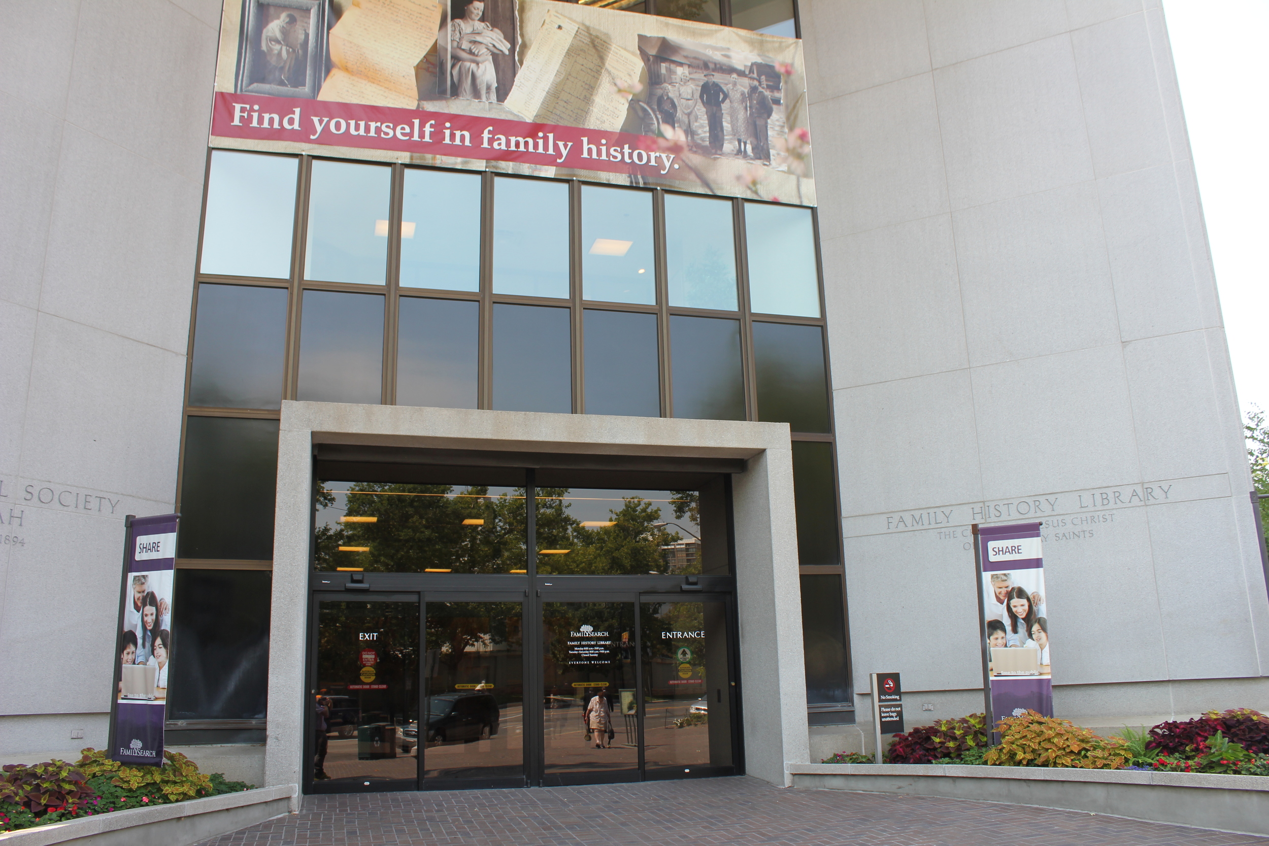  ​LDS Family History Library.&nbsp;Salt Lake City, UT 