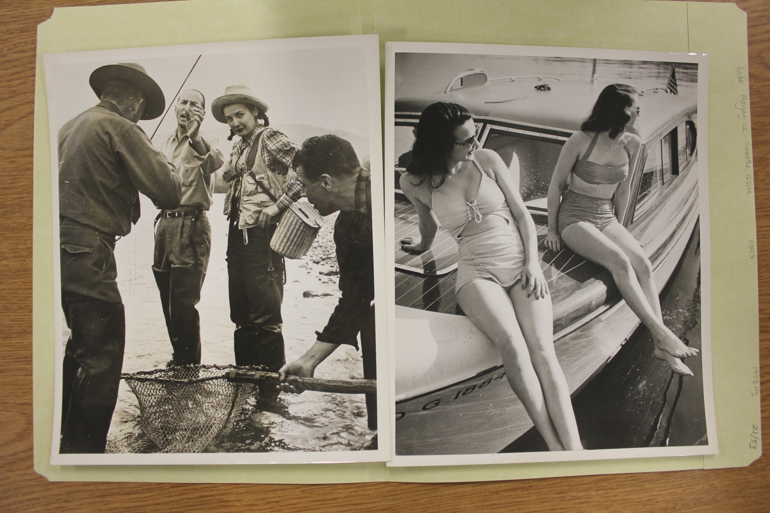 Timeless photos. Sifting through the Museum of History and Industry (MOHAI) archives. Seattle, WA