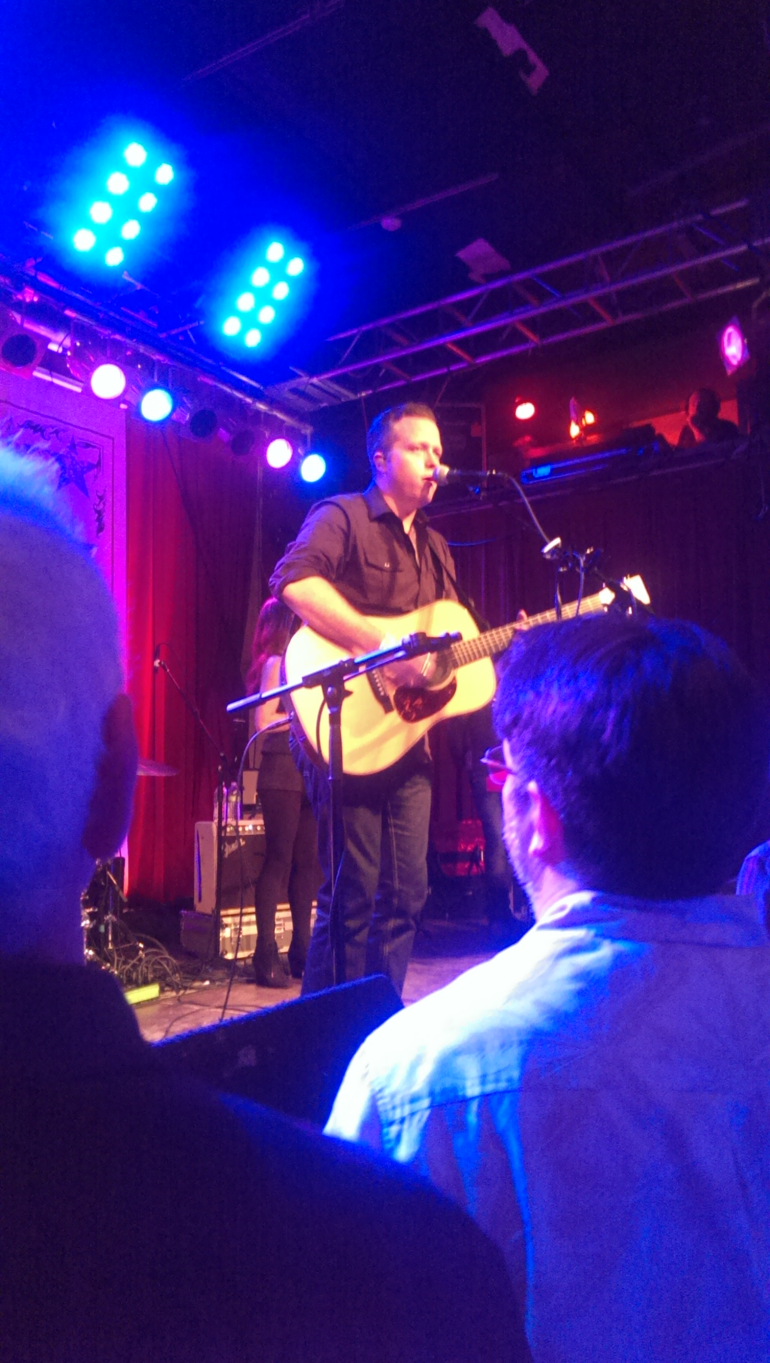 Jason Isbell at Neumo's. Unlike in the old Moe's, you'll only find clowns up near the stage in Neumo's (yours truly included in that particular nostalgia joke). Not that any of these guys were that bad...
