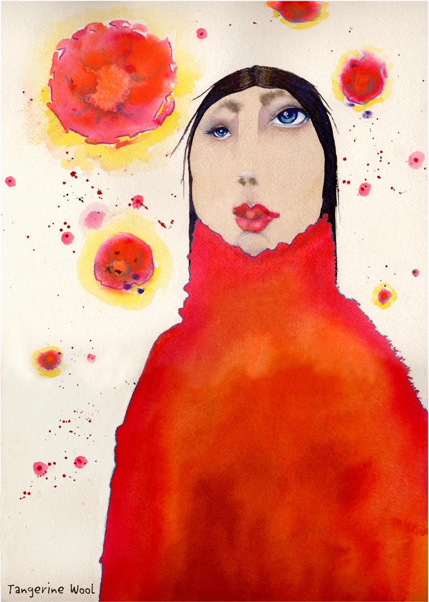 tangerine wool