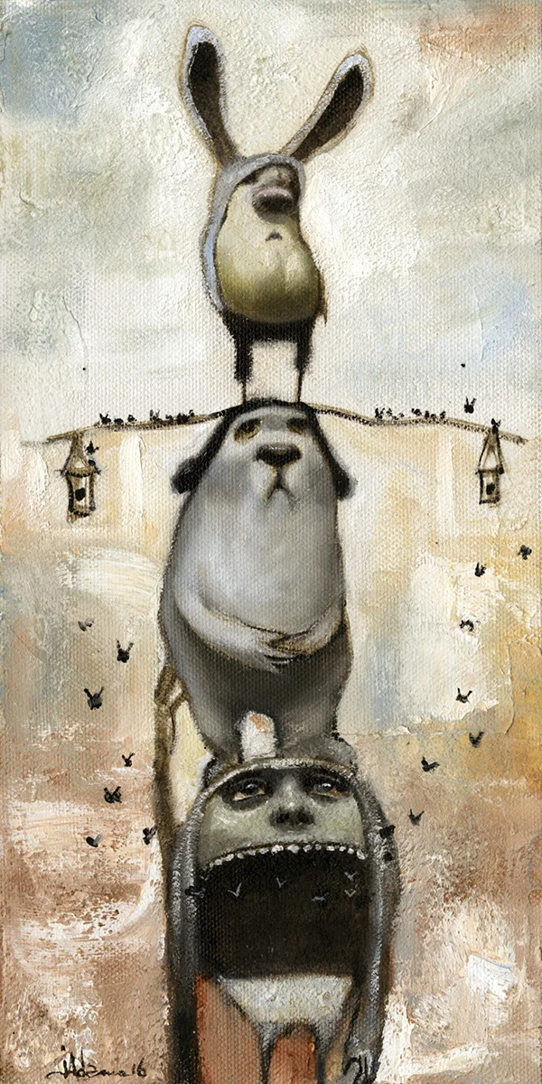 Totem of Watching You Over the Fence