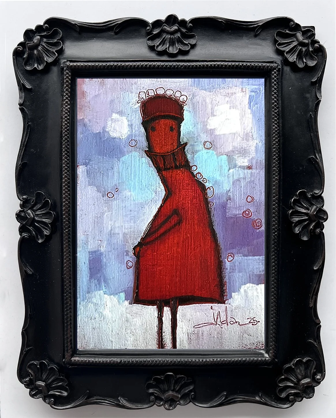 Miniature oil painting