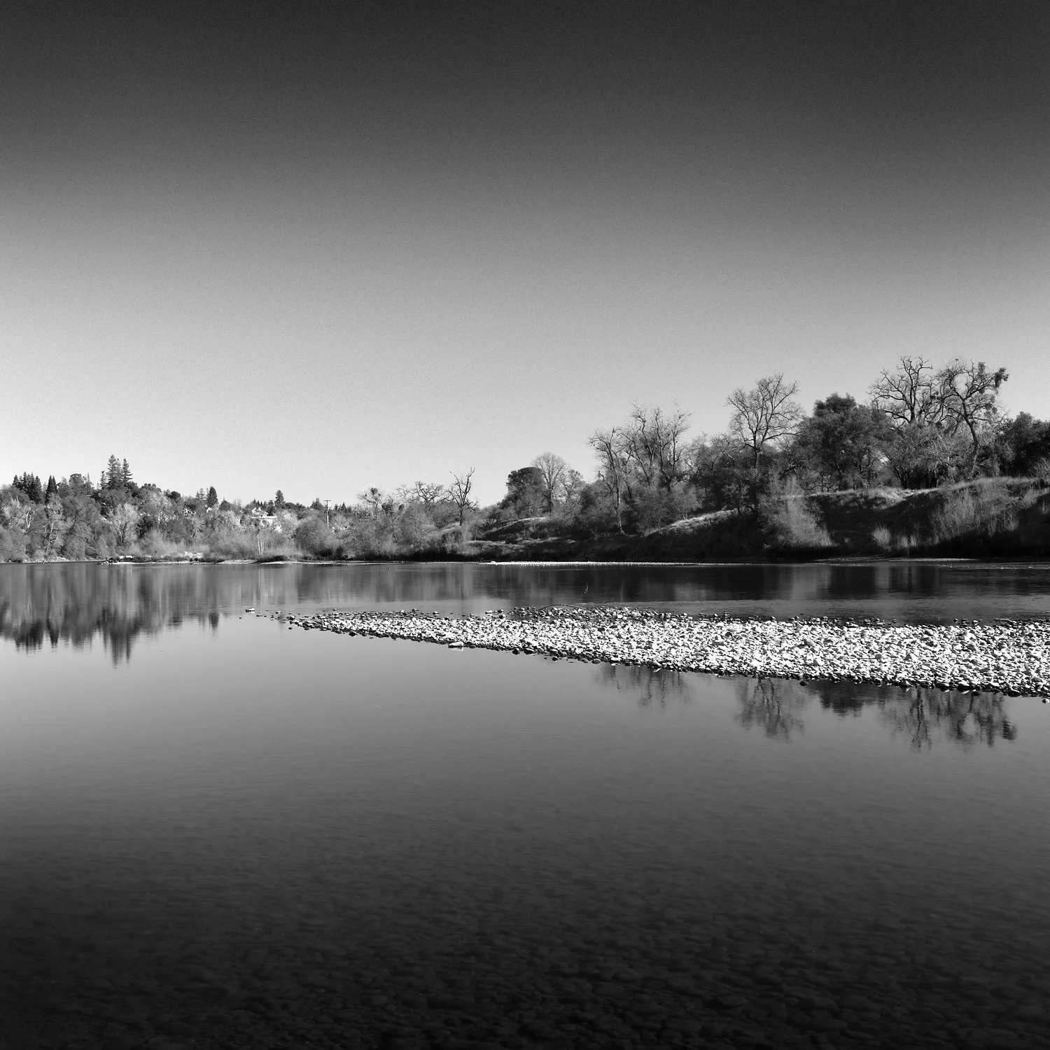 Gravel Bar, American River at Effie Yeaw