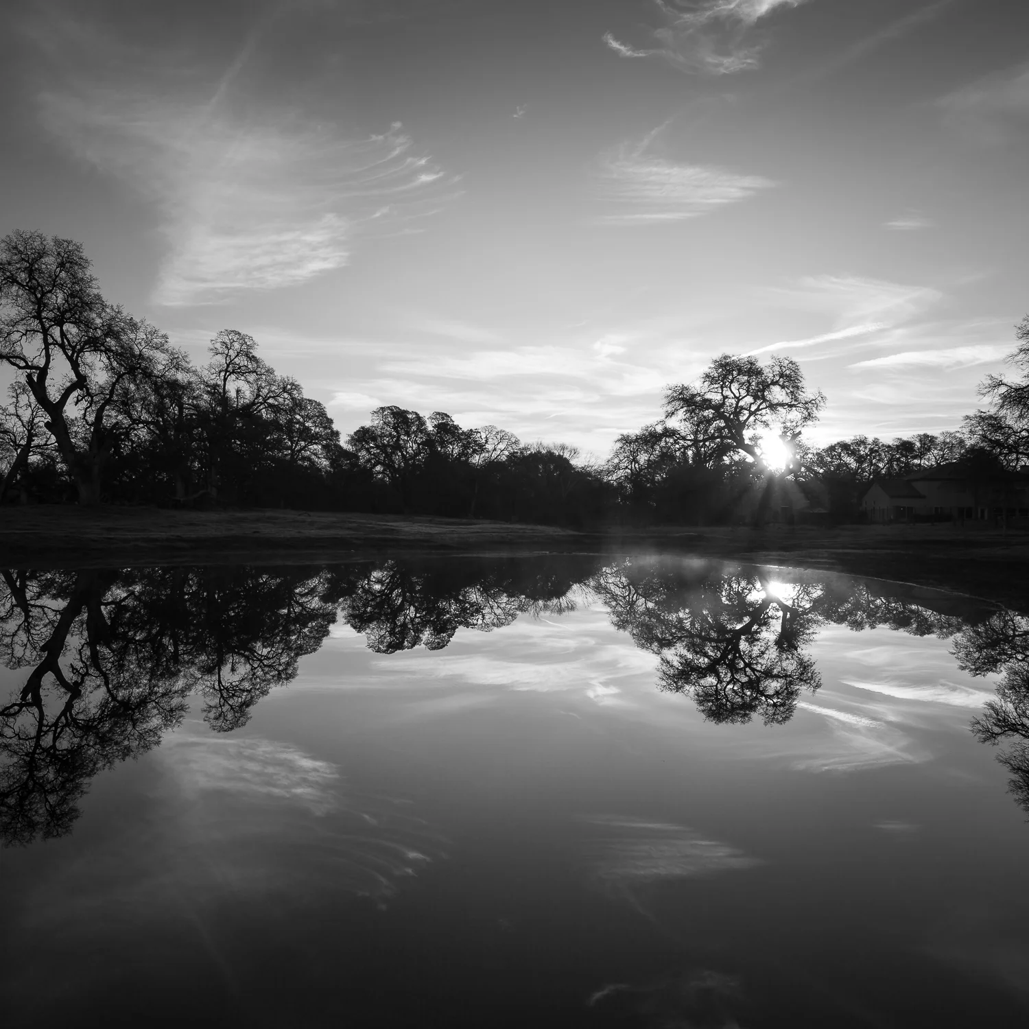 Sunrise Over Pleasant Grove Pond