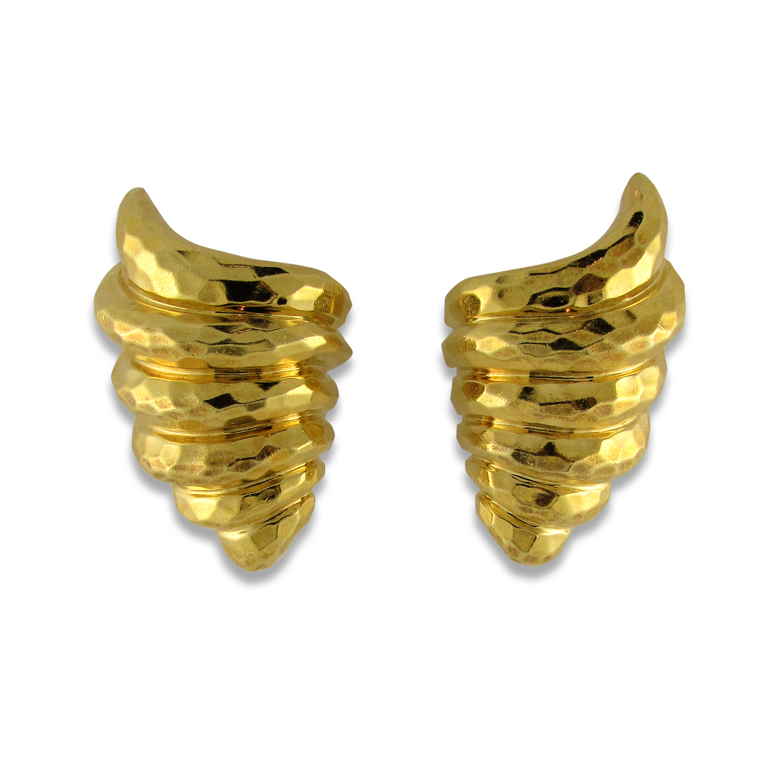 Gold Henry Dunay Earrings