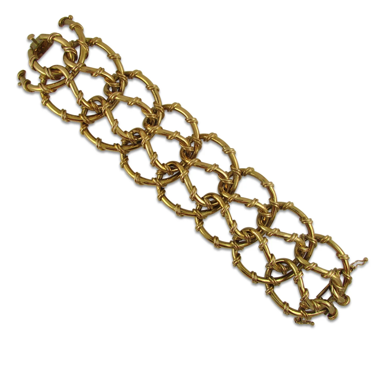 Yellow Gold Vine Bracelet