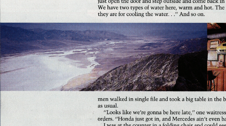 Dante's View as it appeared in Autoweek magazine.