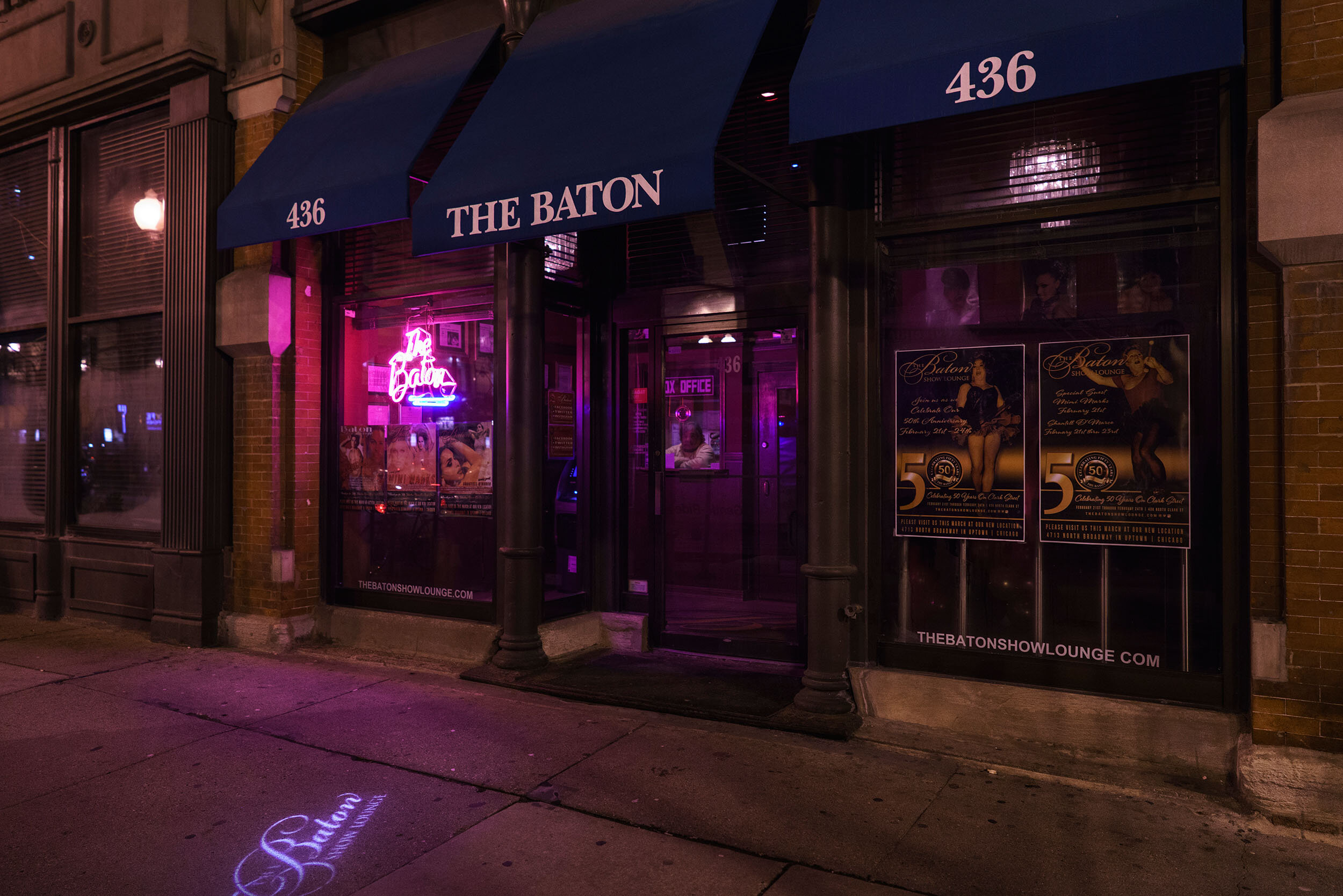  The final weekend of drag performances at the iconic Baton Show Lounge's downtown location. After fifty years, they decided to relocate due to rent increases.  
