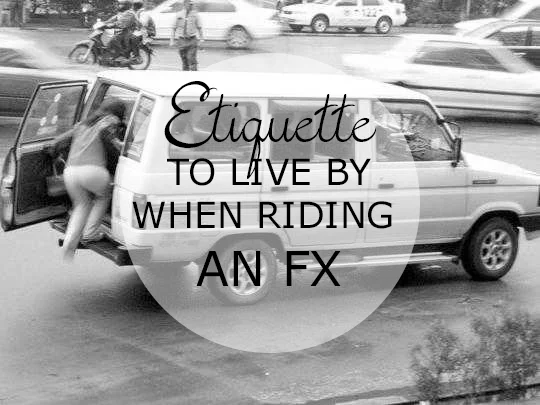 Etiquette to Live by When Riding An FX
