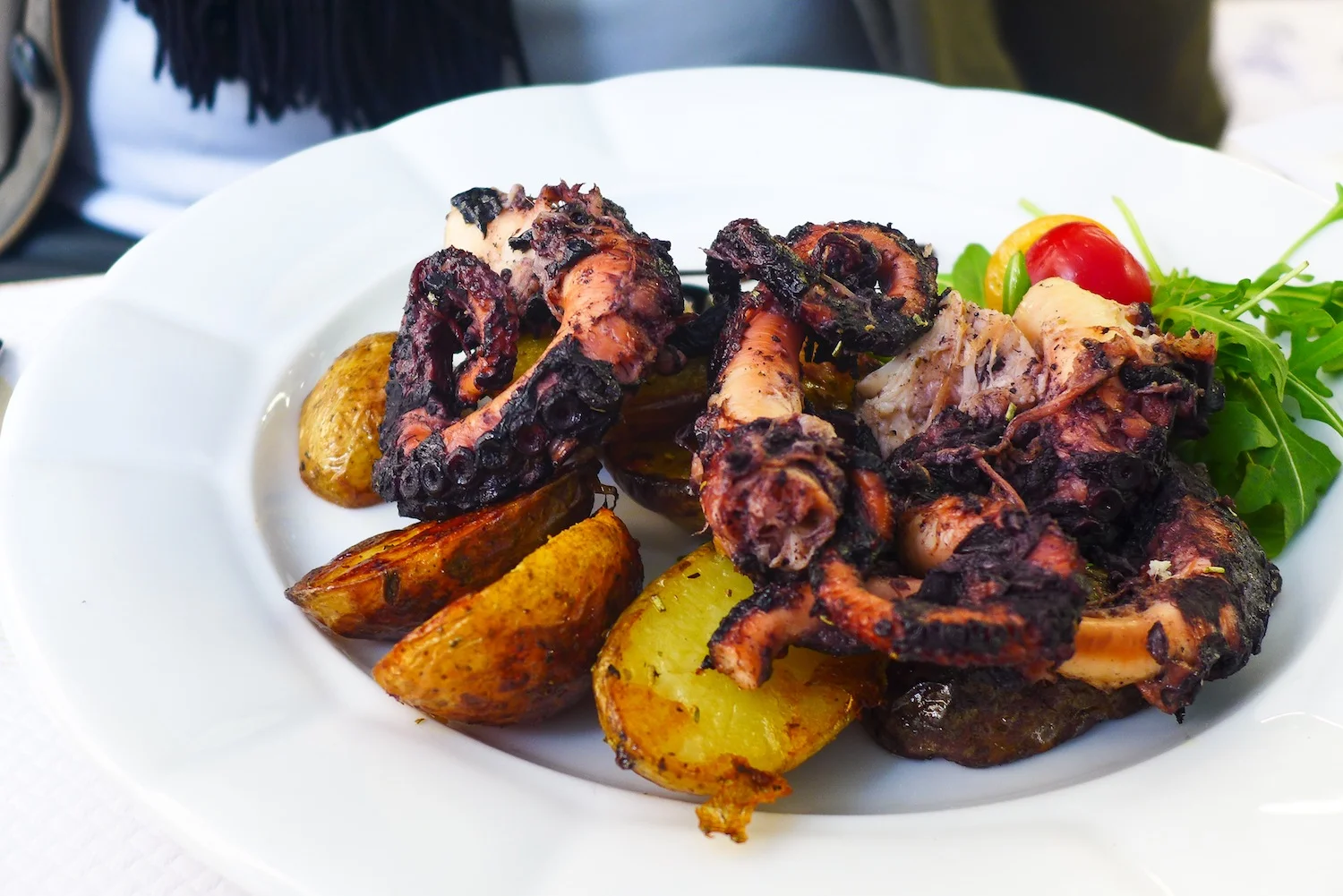Grilled Chobotnice (CZK 315). Grilled Octopus