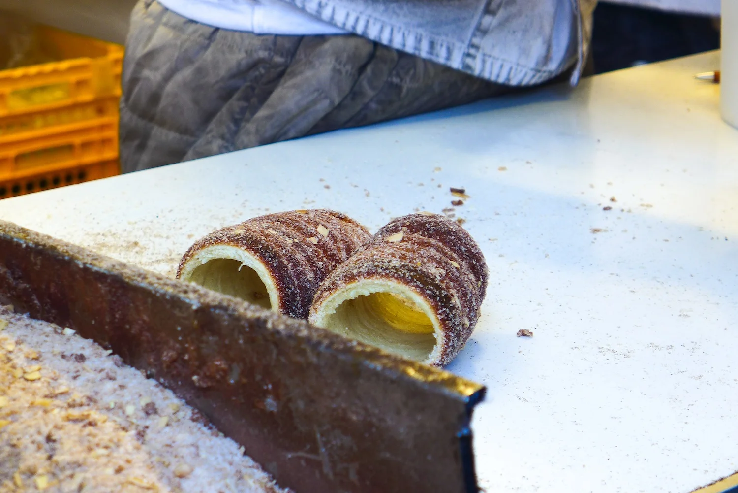 Loved Foods During Our Walk on a December Afternoon in Prague