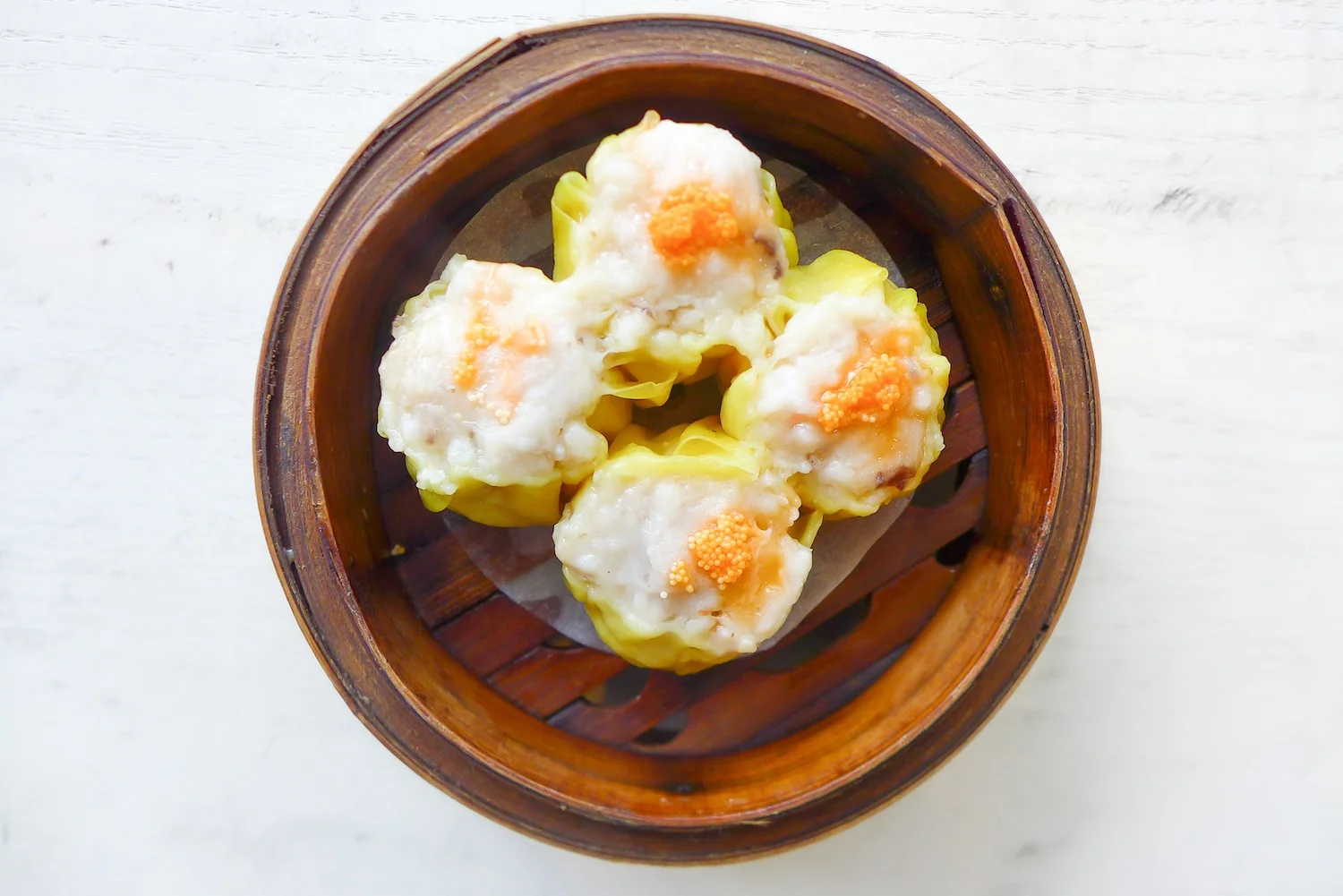 Steamed Pork & Shrimp Dumpling with Crab Roe "Siew Mai"