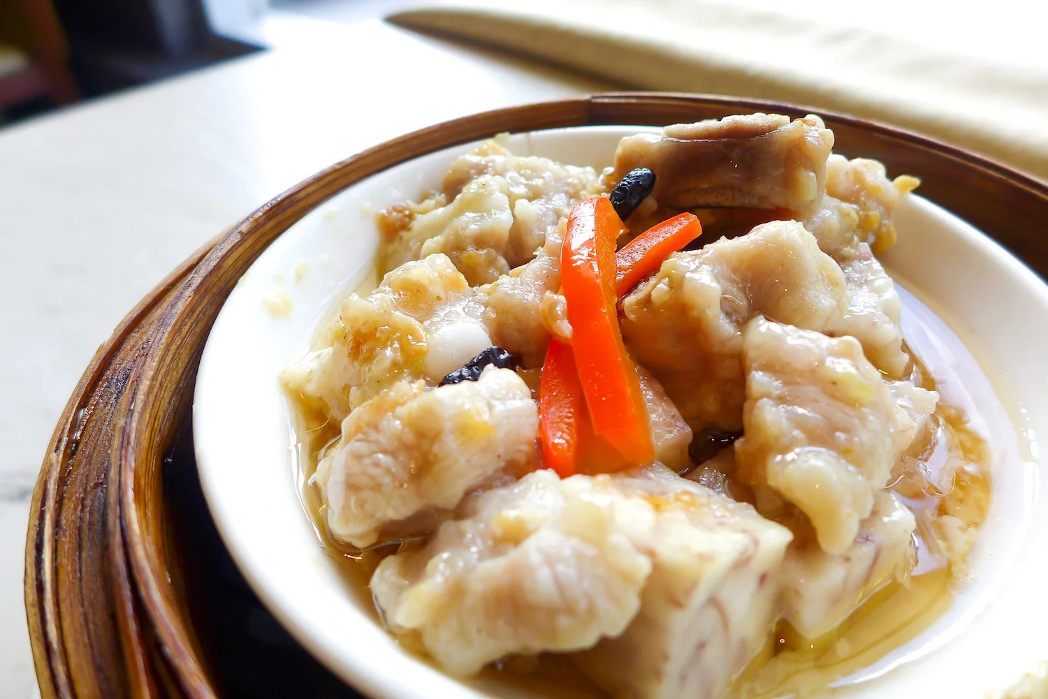 Steamed Pork Rib in Black Bean Sauce