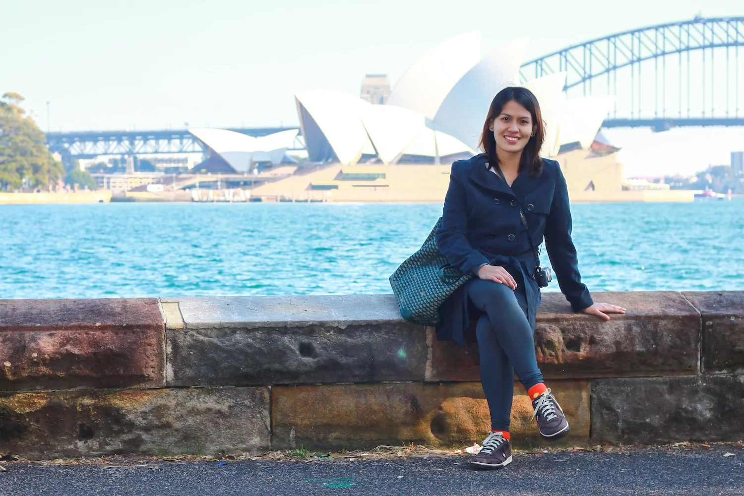 Winter in Australia: Opera House and Harbour Bridge in the morning (Day 2 of 6)