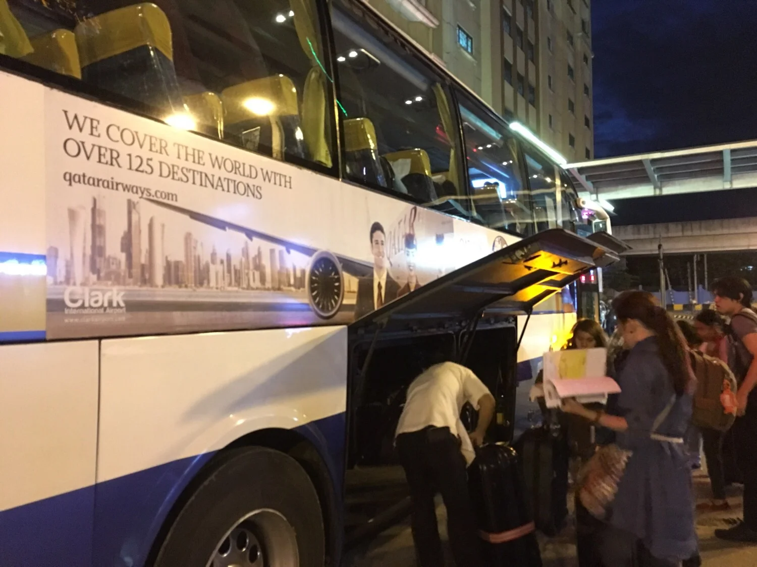 The branded bus