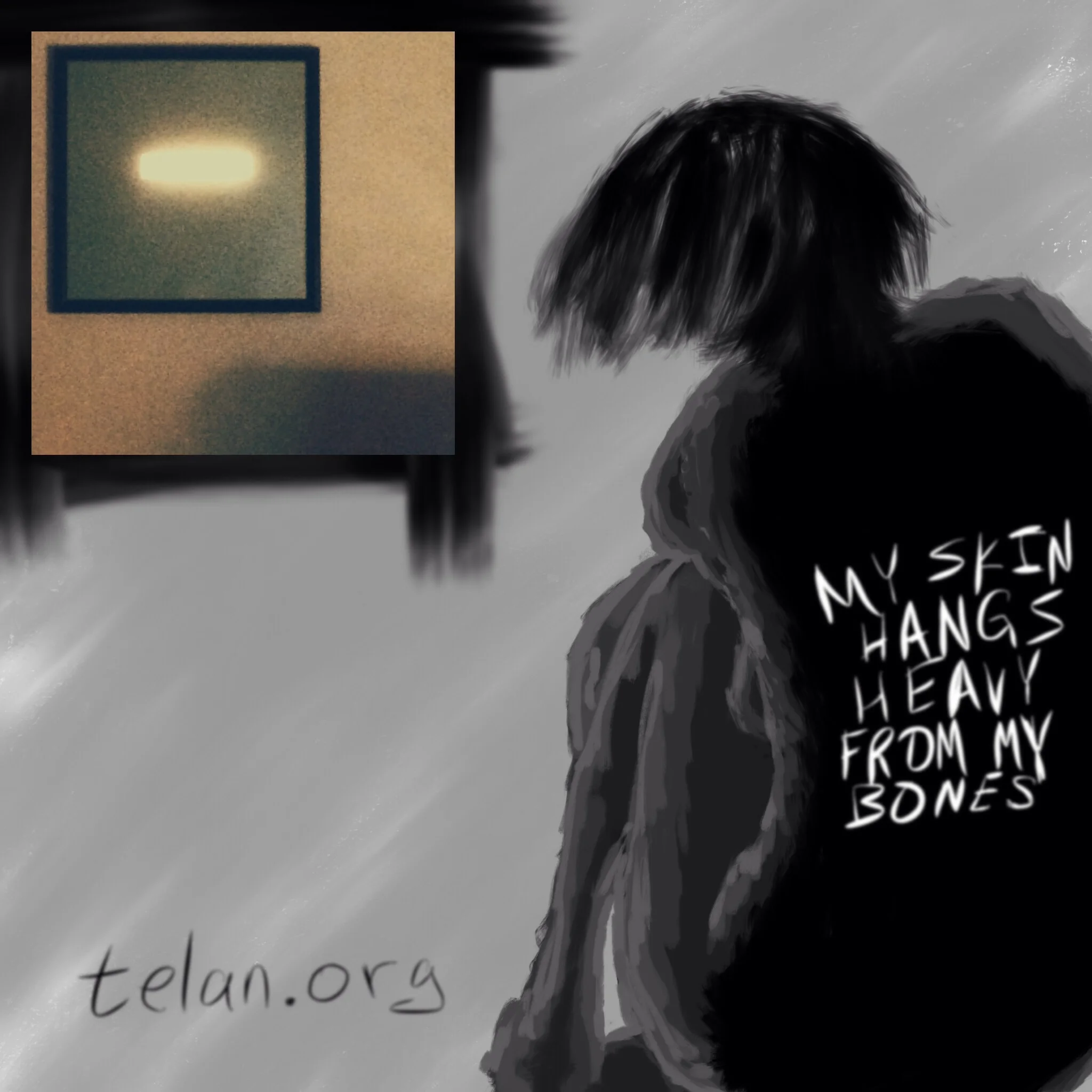 #JawnADay 2014-07-19 My skin hangs heavy from my bones. 