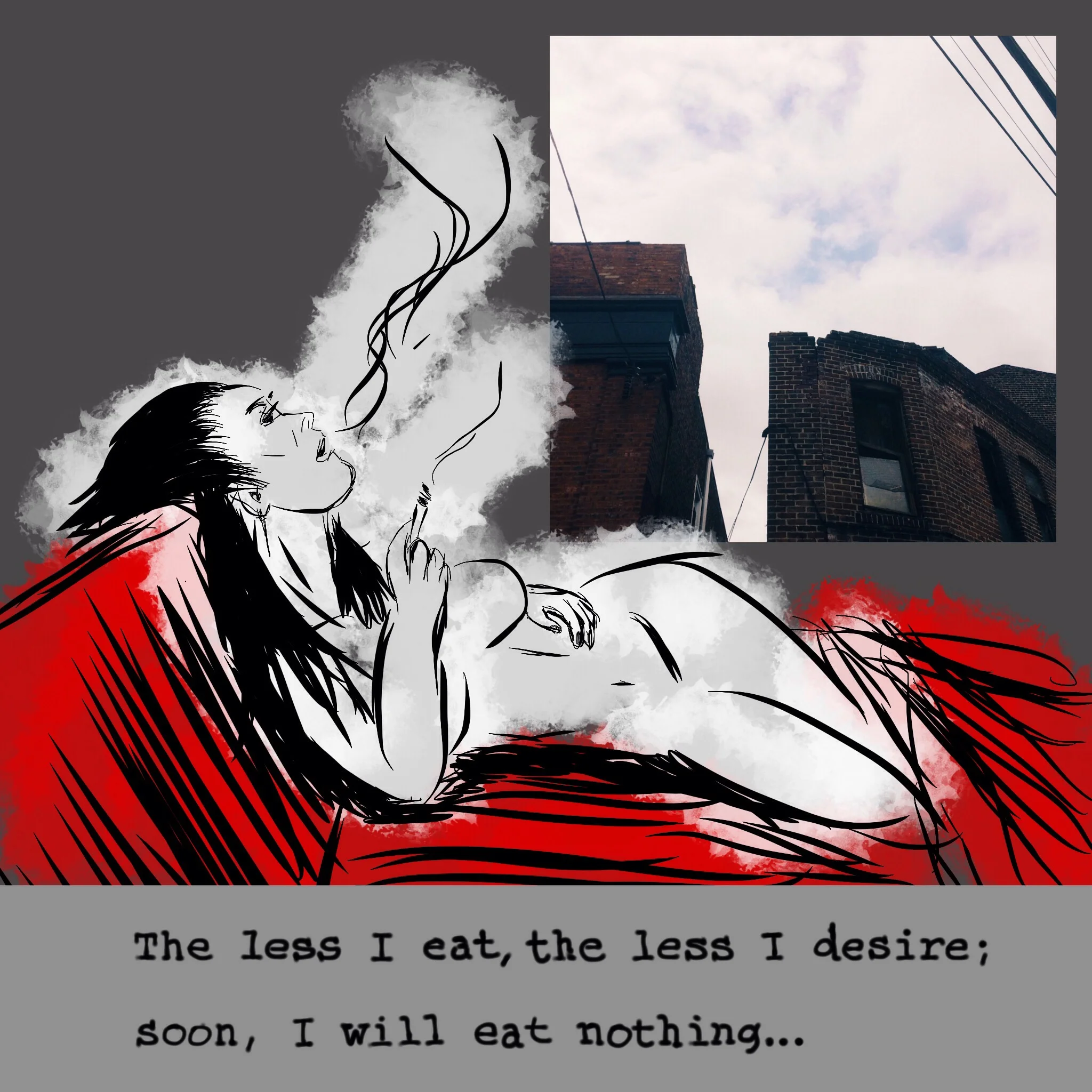 #JawnADay 2014-07-26 The less I eat, the less I desire; soon, I will eat nothing...