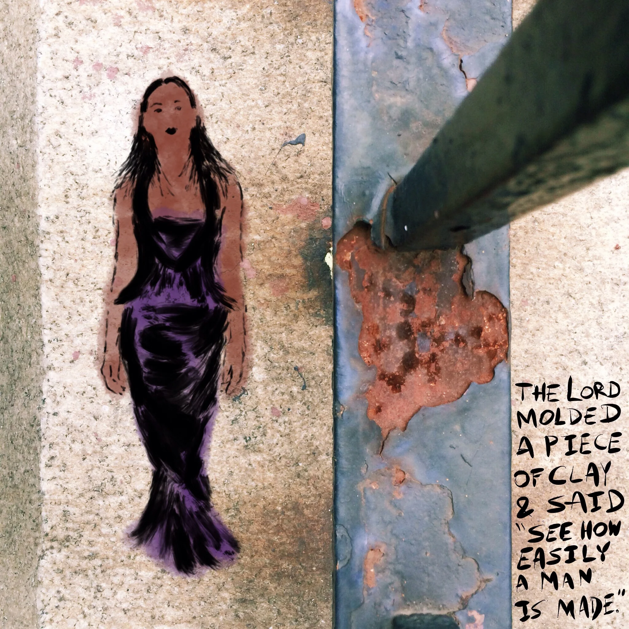 #JawnADay 2014-08-04 The Lord molded a piece of clay and said, See how easily a man is made.